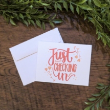 just checking in just checking in